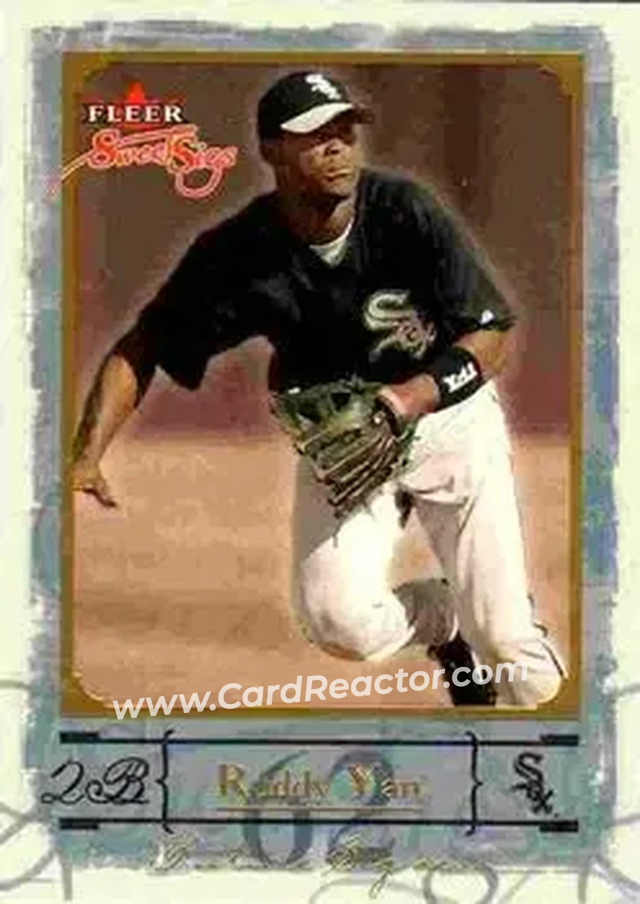2004 Fleer Sweet Sigs - Gold #86 - Ruddy Yan - Chicago White Sox - Front