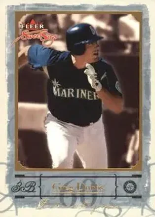 2004 Fleer Sweet Sigs - Gold #90 - Greg Dobbs - Seattle Mariners
