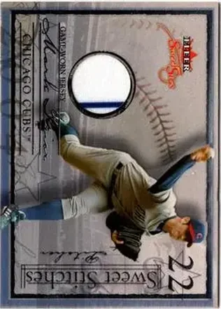 2004 Fleer Sweet Sigs - Sweet Stitches Jersey Silver #ST-MP2 - Mark Prior - Chicago Cubs