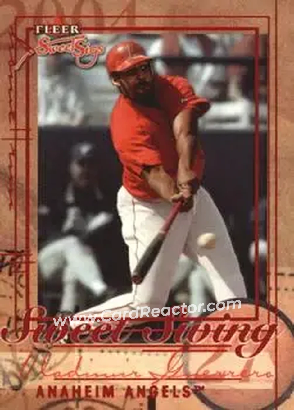 2004 Fleer Sweet Sigs - Sweet Swing #2SS - Vladimir Guerrero - Anaheim Angels - Front