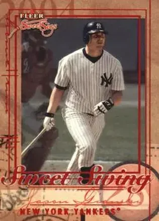 2004 Fleer Sweet Sigs - Sweet Swing #3SS - Jason Giambi - New York Yankees