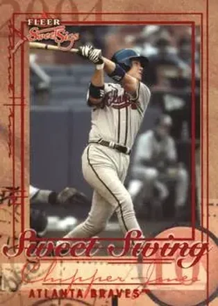 2004 Fleer Sweet Sigs - Sweet Swing #4SS - Chipper Jones - Atlanta Braves