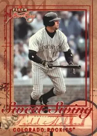2004 Fleer Sweet Sigs - Sweet Swing #7SS - Todd Helton - Colorado Rockies