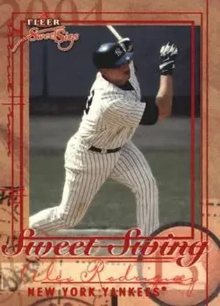 2004 Fleer Sweet Sigs - Sweet Swing #8SS - Alex Rodriguez - New York Yankees