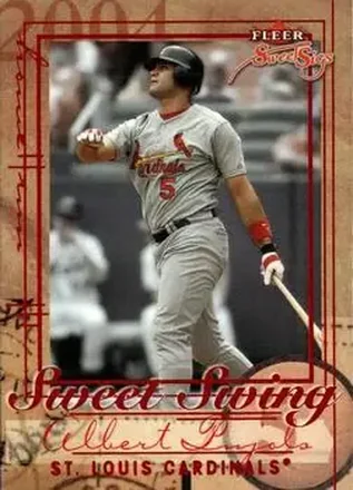 2004 Fleer Sweet Sigs - Sweet Swing #9SS - Albert Pujols - St. Louis Cardinals