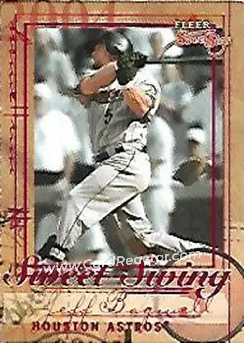 2004 Fleer Sweet Sigs - Sweet Swing #10SS - Jeff Bagwell - Houston Astros - Front