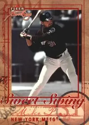 2004 Fleer Sweet Sigs - Sweet Swing #11SS - Mike Piazza - New York Mets
