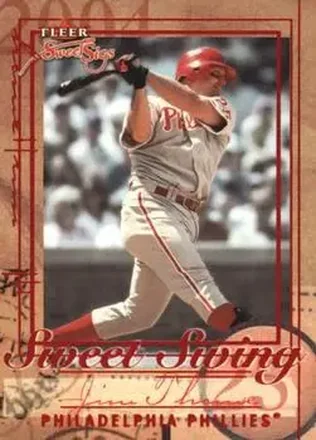 2004 Fleer Sweet Sigs - Sweet Swing #13SS - Jim Thome - Philadelphia Phillies