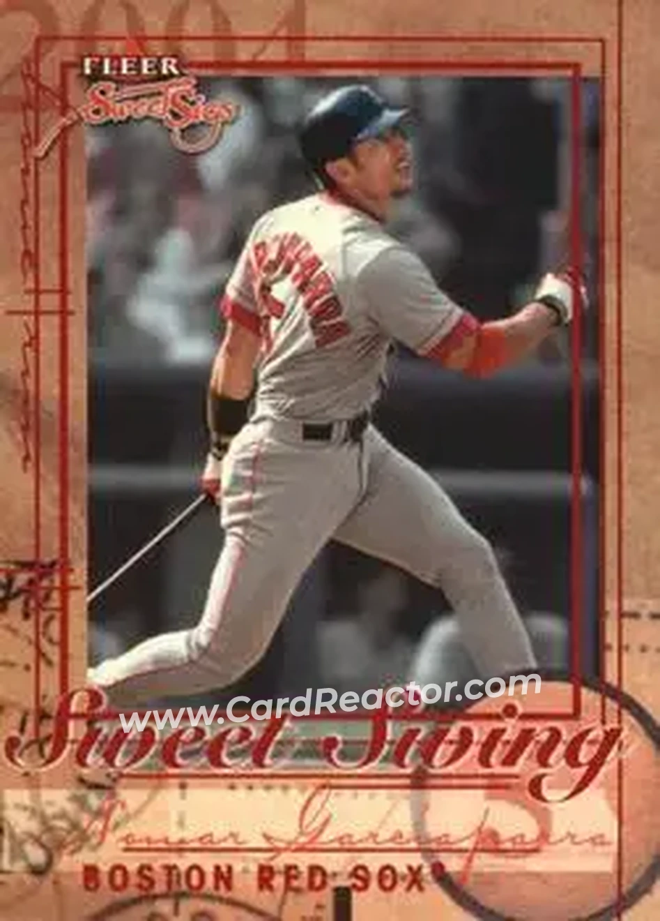 2004 Fleer Sweet Sigs - Sweet Swing #15SS - Nomar Garciaparra - Boston Red Sox - Front