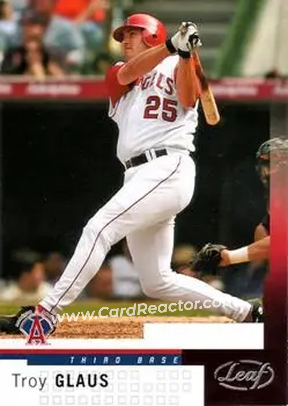 2004 Leaf #6 - Troy Glaus - Anaheim Angels - Front