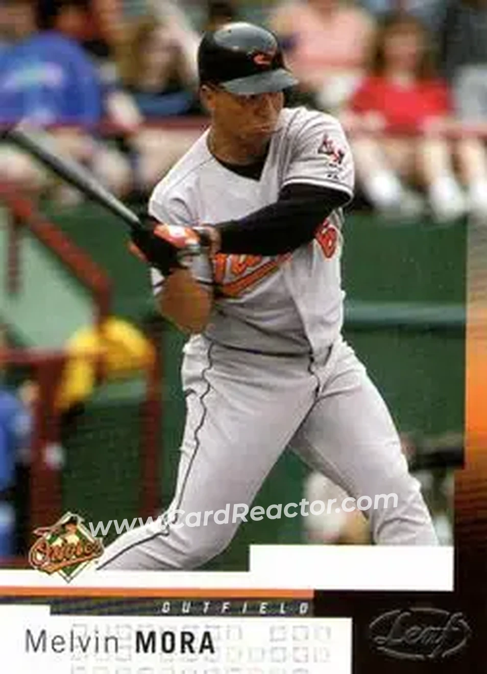 2004 Leaf #10 - Melvin Mora - Baltimore Orioles - Front