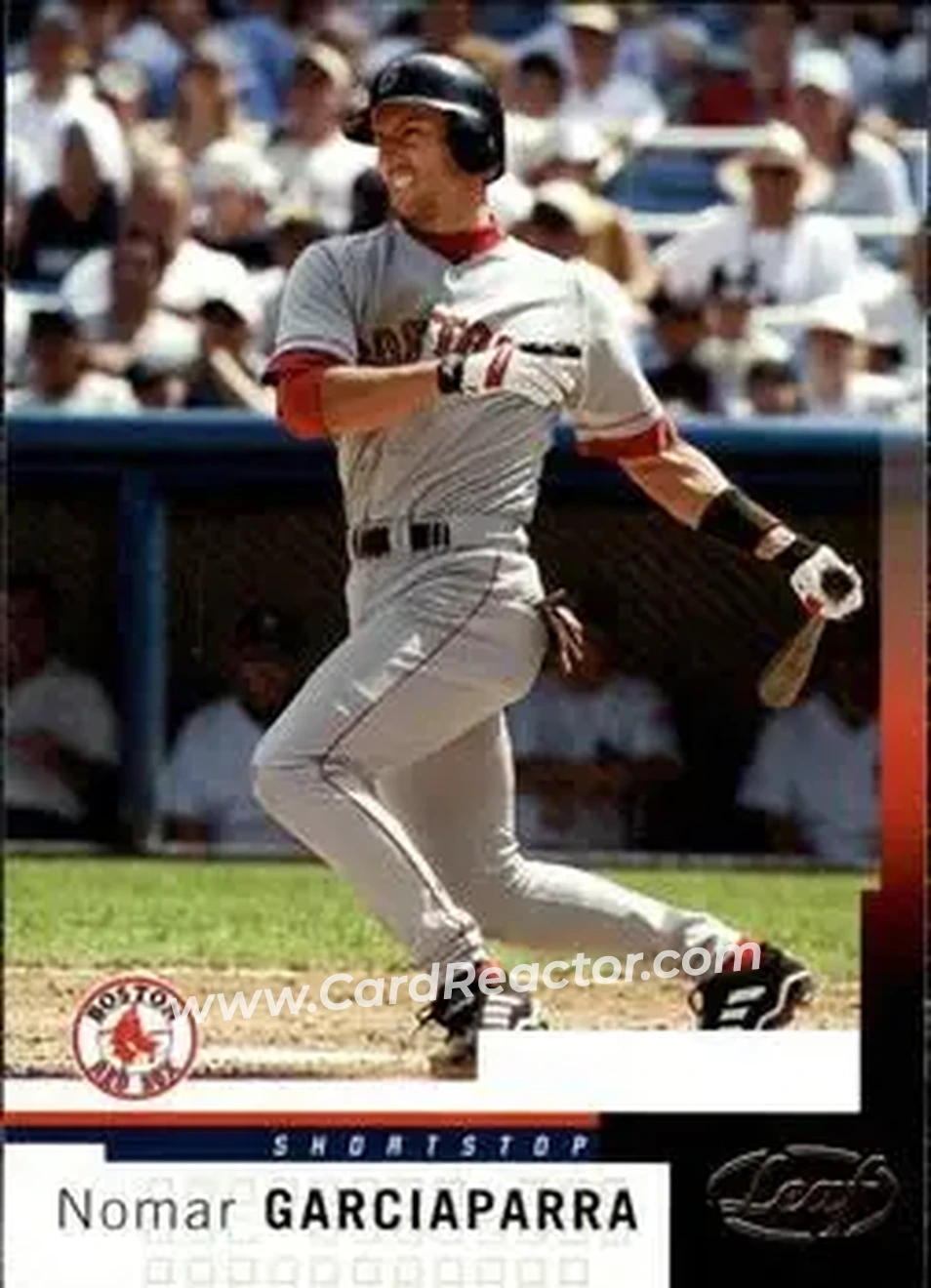 2004 Leaf #16 - Nomar Garciaparra - Boston Red Sox - Front