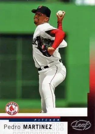 2004 Leaf #17 Pedro Martinez