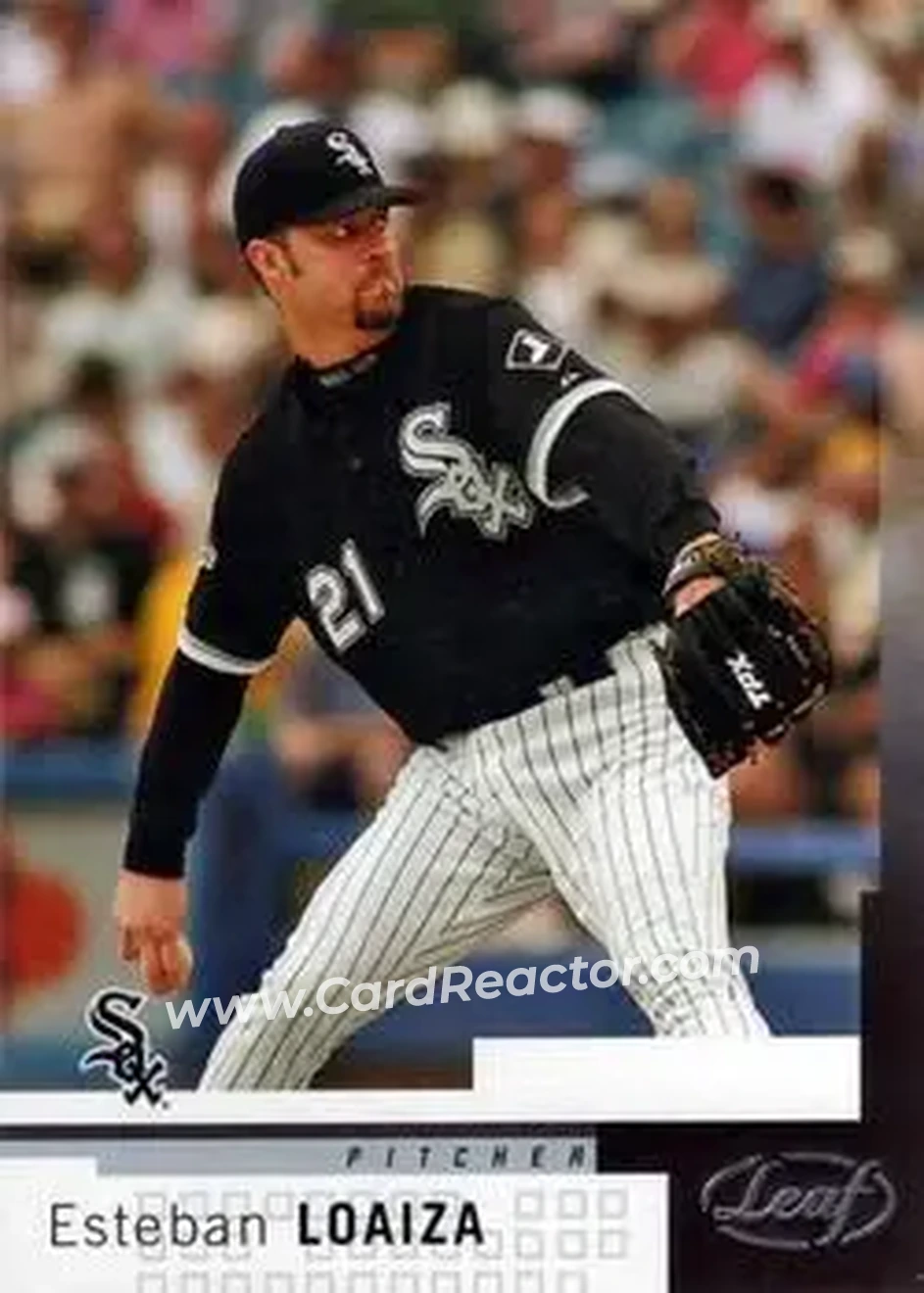 2004 Leaf #21 - Esteban Loaiza - Chicago White Sox - Front