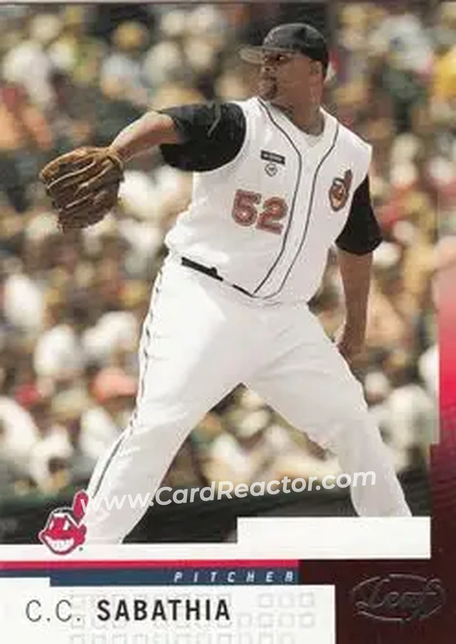 2004 Leaf #28 - CC Sabathia - Cleveland Indians - Front