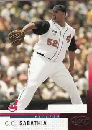 2004 Leaf #28 CC Sabathia