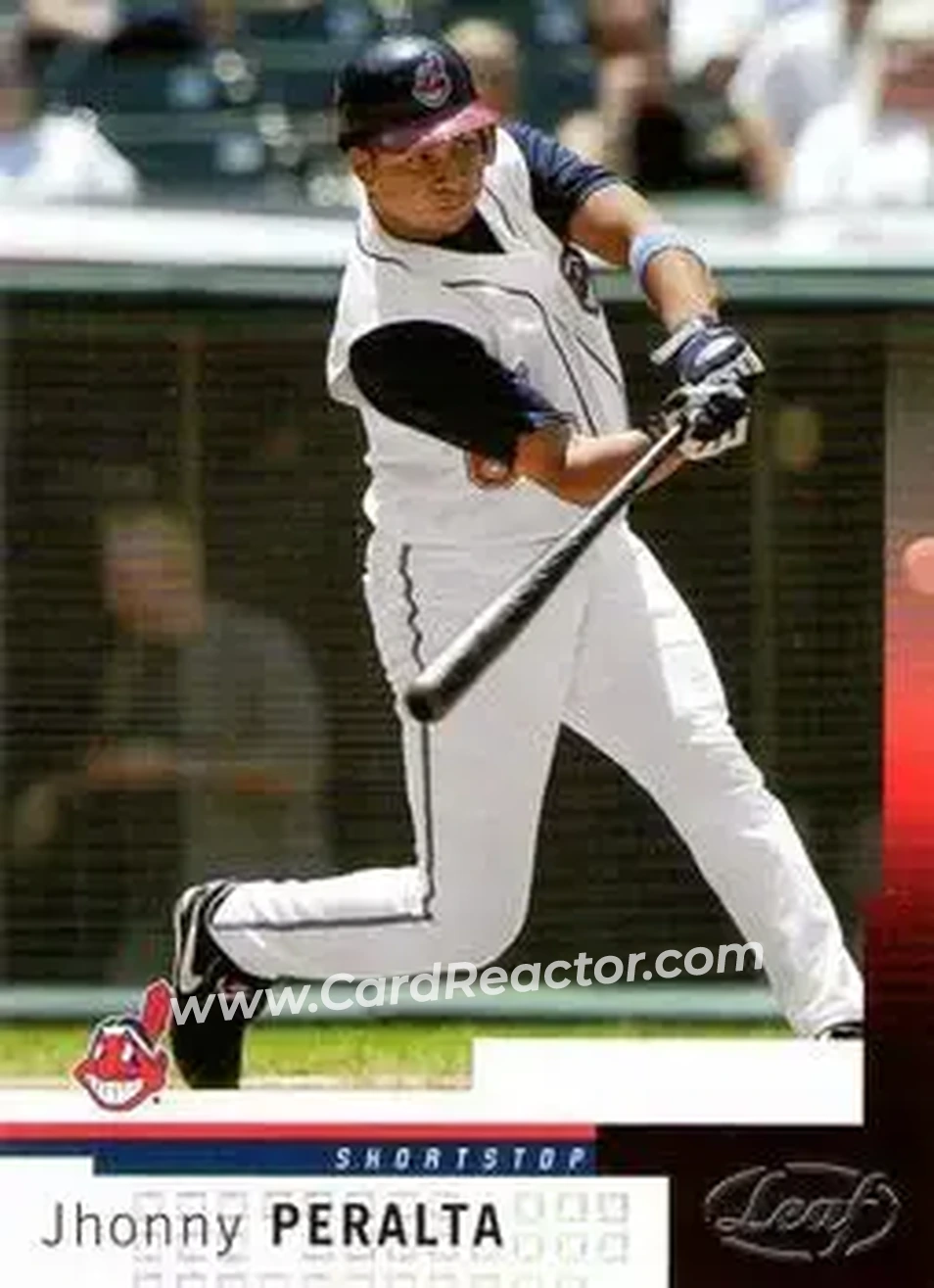 2004 Leaf #29 - Jhonny Peralta - Cleveland Indians - Front 2004 Leaf #29 - Jhonny Peralta - Cleveland Indians - Front