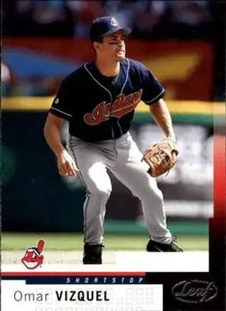 2004 Leaf #31 - Omar Vizquel - Cleveland Indians