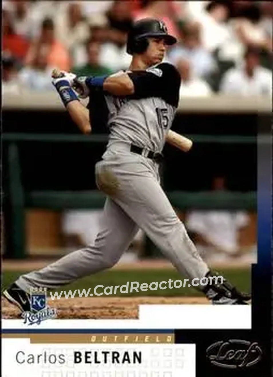 2004 Leaf #39 - Carlos Beltran - Kansas City Royals - Front 2004 Leaf #39 - Carlos Beltran - Kansas City Royals - Front