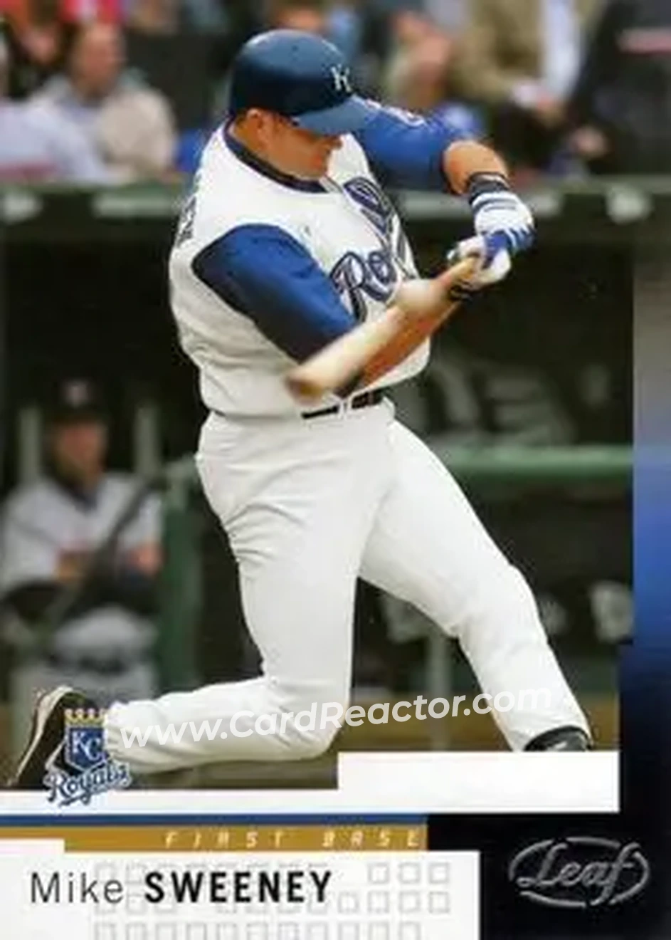 2004 Leaf #43 - Mike Sweeney - Kansas City Royals - Front