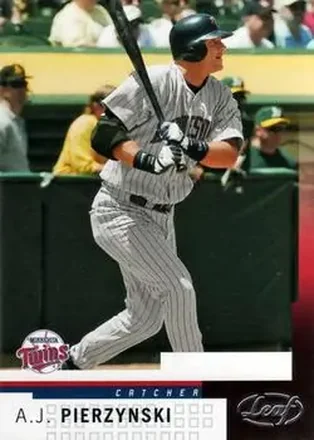 2004 Leaf #46 - A.J. Pierzynski - Minnesota Twins