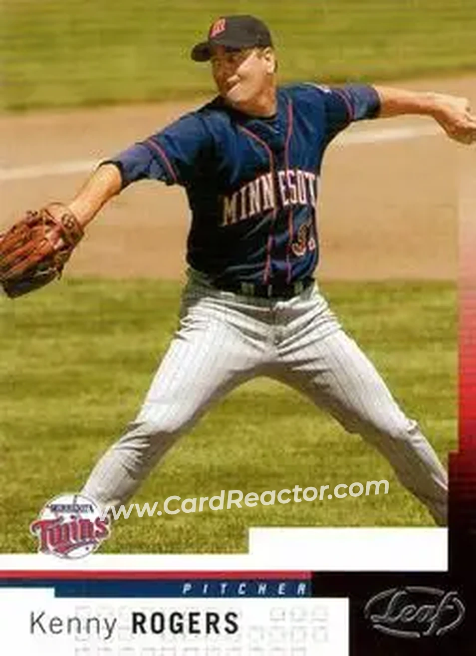 2004 Leaf #50 - Kenny Rogers - Minnesota Twins - Front