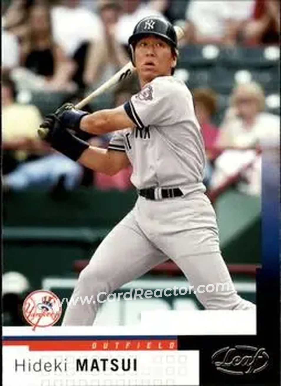 2004 Leaf #57 - Hideki Matsui - New York Yankees - Front 2004 Leaf #57 - Hideki Matsui - New York Yankees - Front
