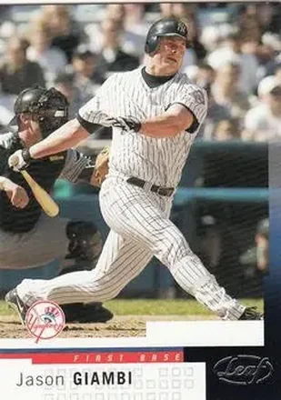 2004 Leaf #58 - Jason Giambi - New York Yankees