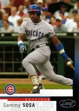 2004 Leaf #119 - Sammy Sosa - Chicago Cubs
