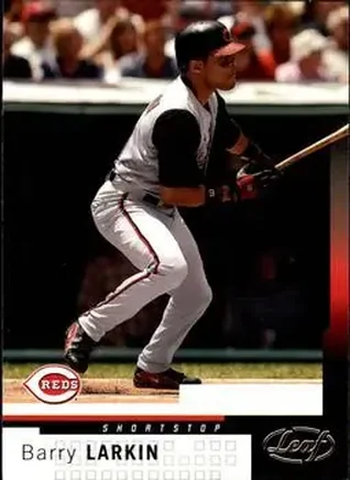 2004 Leaf #123 Barry Larkin