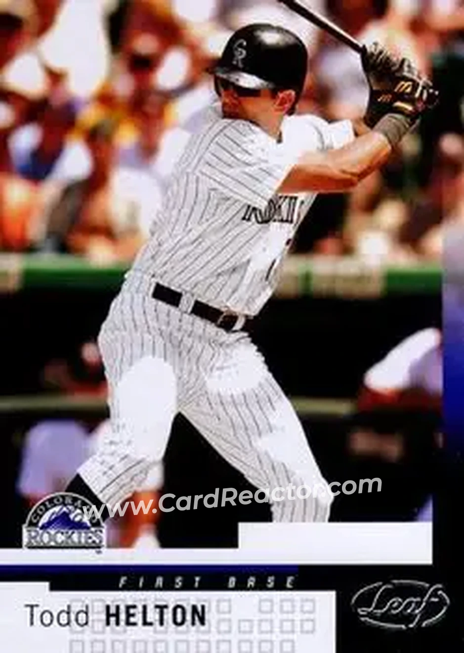 2004 Leaf #131 - Todd Helton - Colorado Rockies - Front