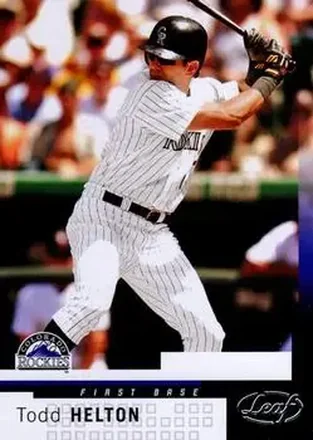 2004 Leaf #131 Todd Helton