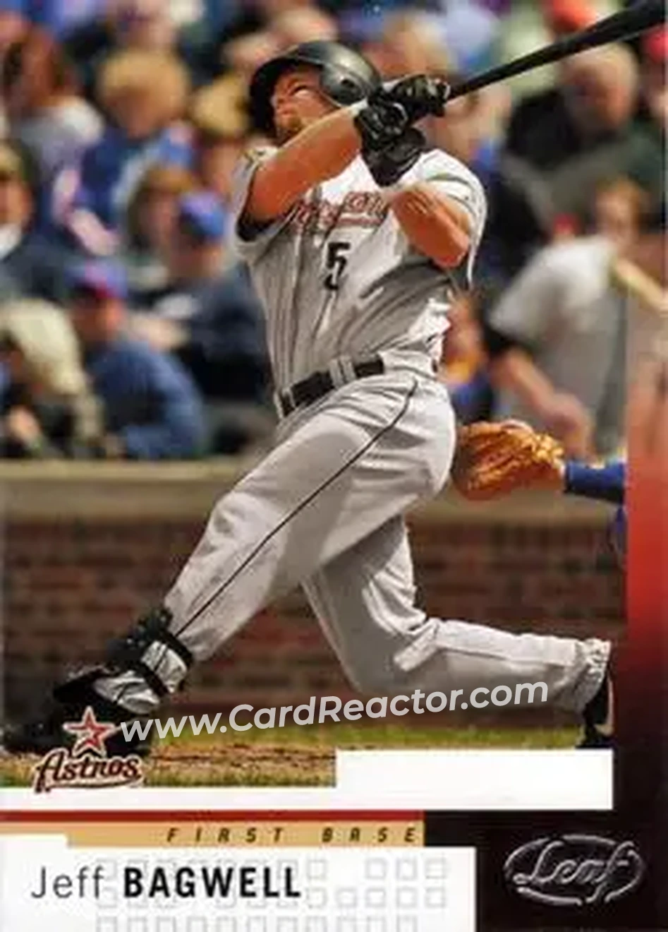 2004 Leaf #138 - Jeff Bagwell - Houston Astros - Front
