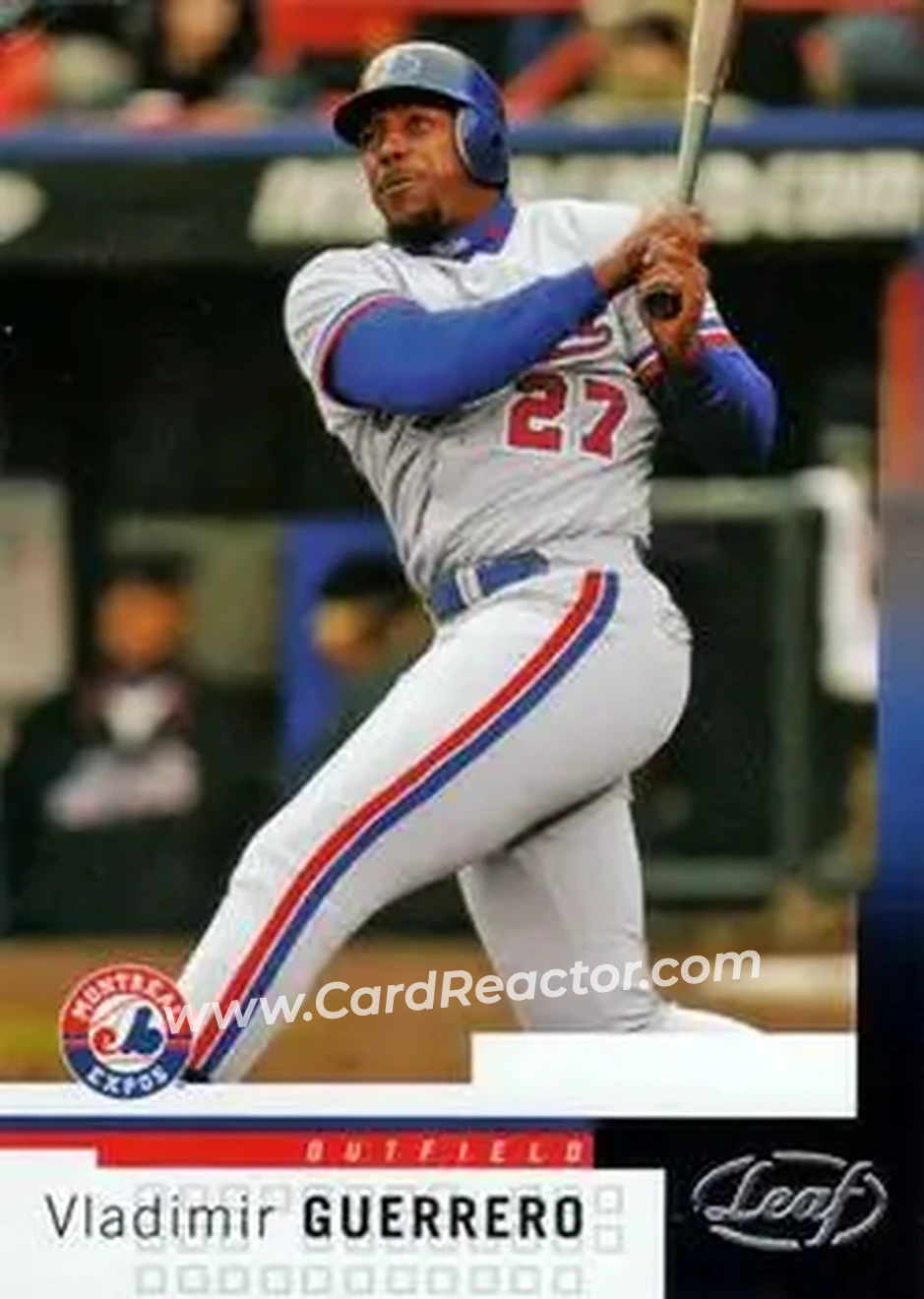 2004 Leaf #161 - Vladimir Guerrero - Montreal Expos - Front