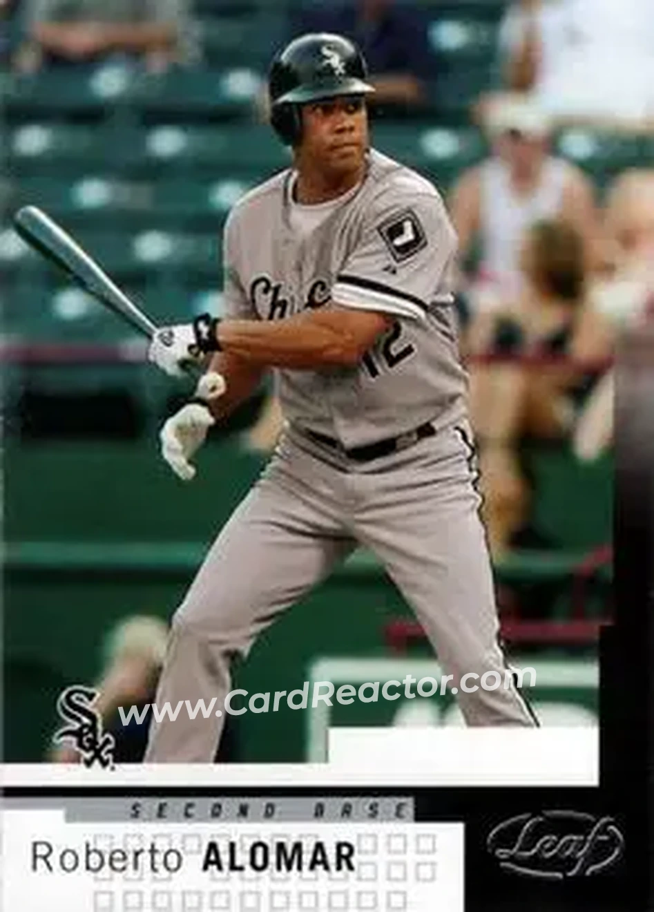 2004 Leaf #168 - Roberto Alomar - Chicago White Sox - Front