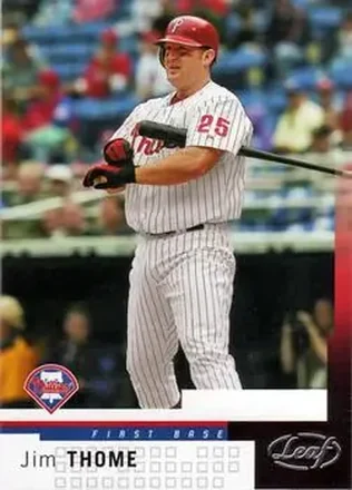 2004 Leaf #172 Jim Thome