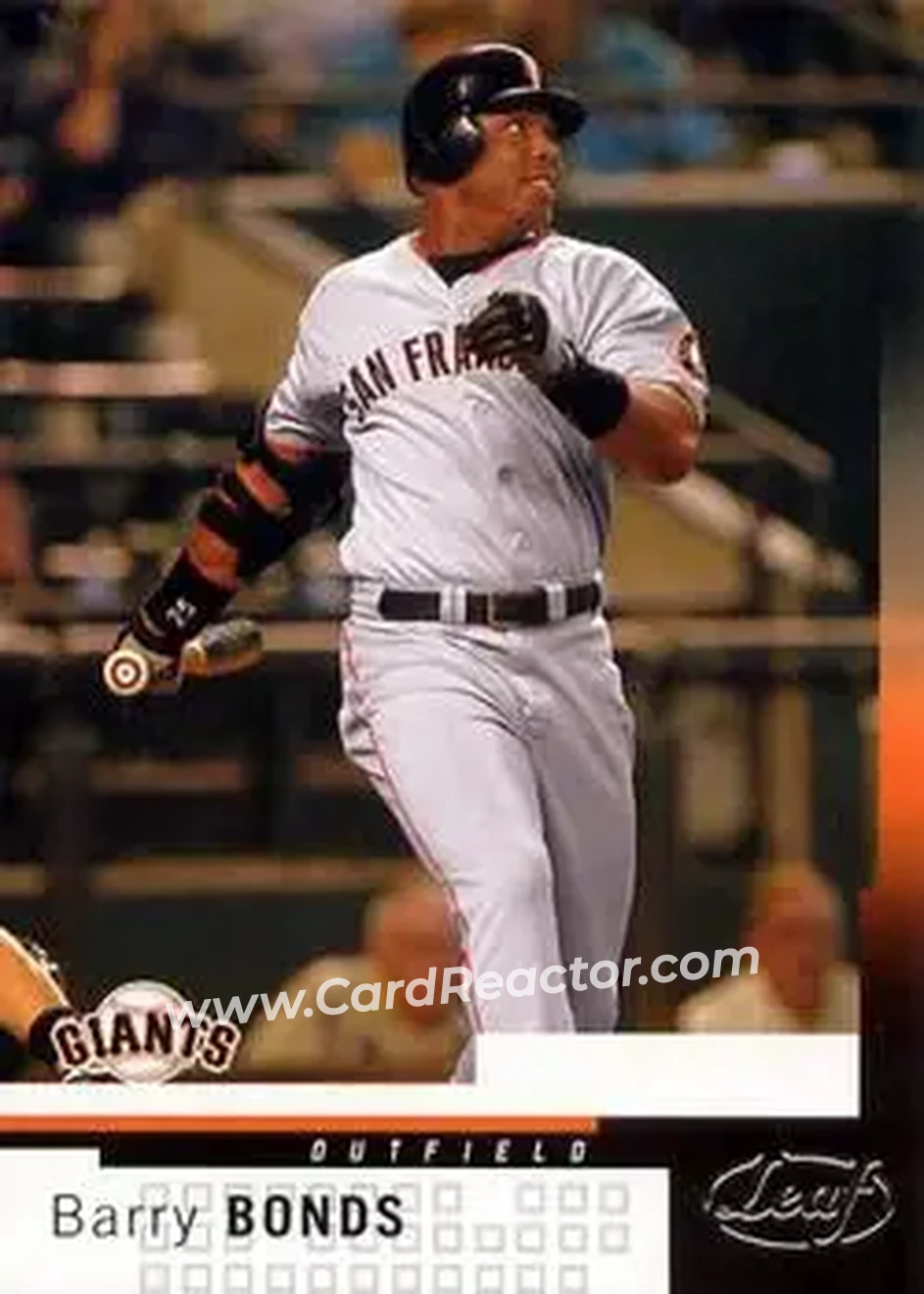 2004 Leaf #195 - Barry Bonds - San Francisco Giants - Front