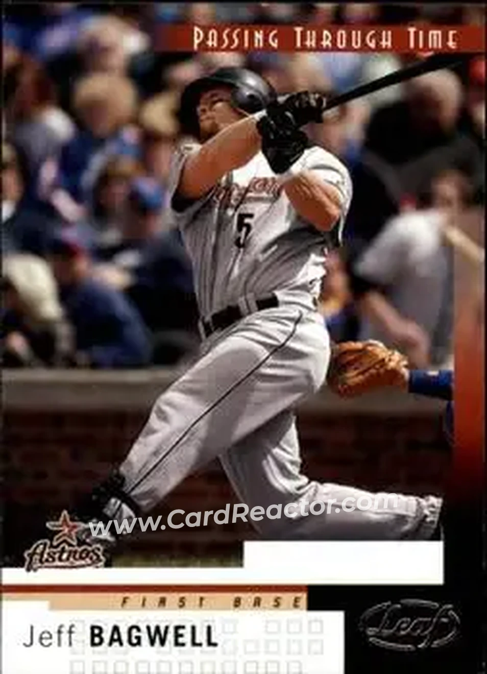 2004 Leaf #261 - Jeff Bagwell - Houston Astros - Front 2004 Leaf #261 - Jeff Bagwell - Houston Astros - Front