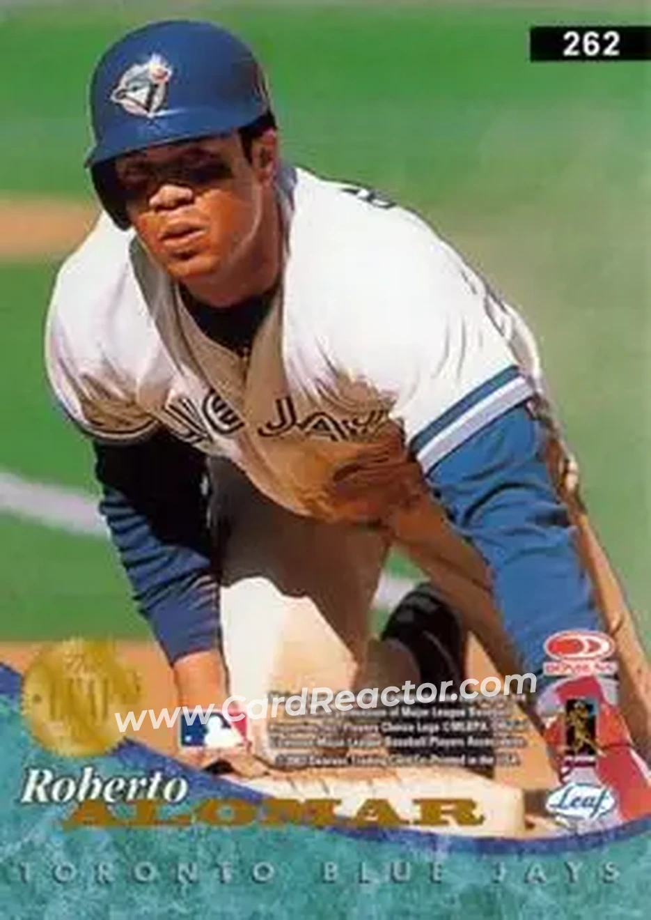 2004 Leaf #262 - Roberto Alomar - Chicago White Sox - Back