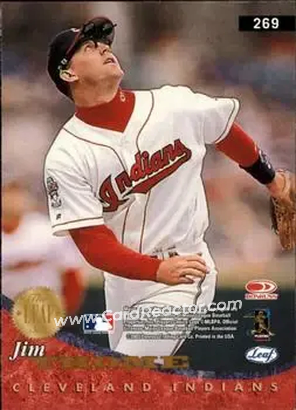 2004 Leaf #269 - Jim Thome - Back 2004 Leaf #269 - Jim Thome - Back