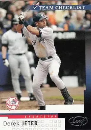 2004 Leaf #280 - Derek Jeter - New York Yankees