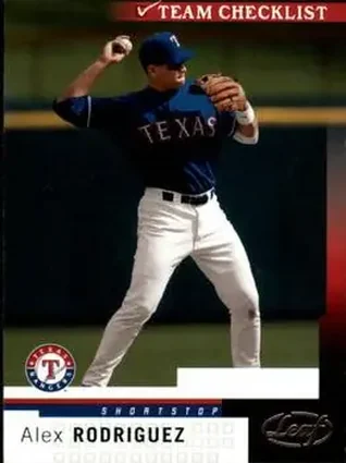 2004 Leaf #284 - Alex Rodriguez - Texas Rangers