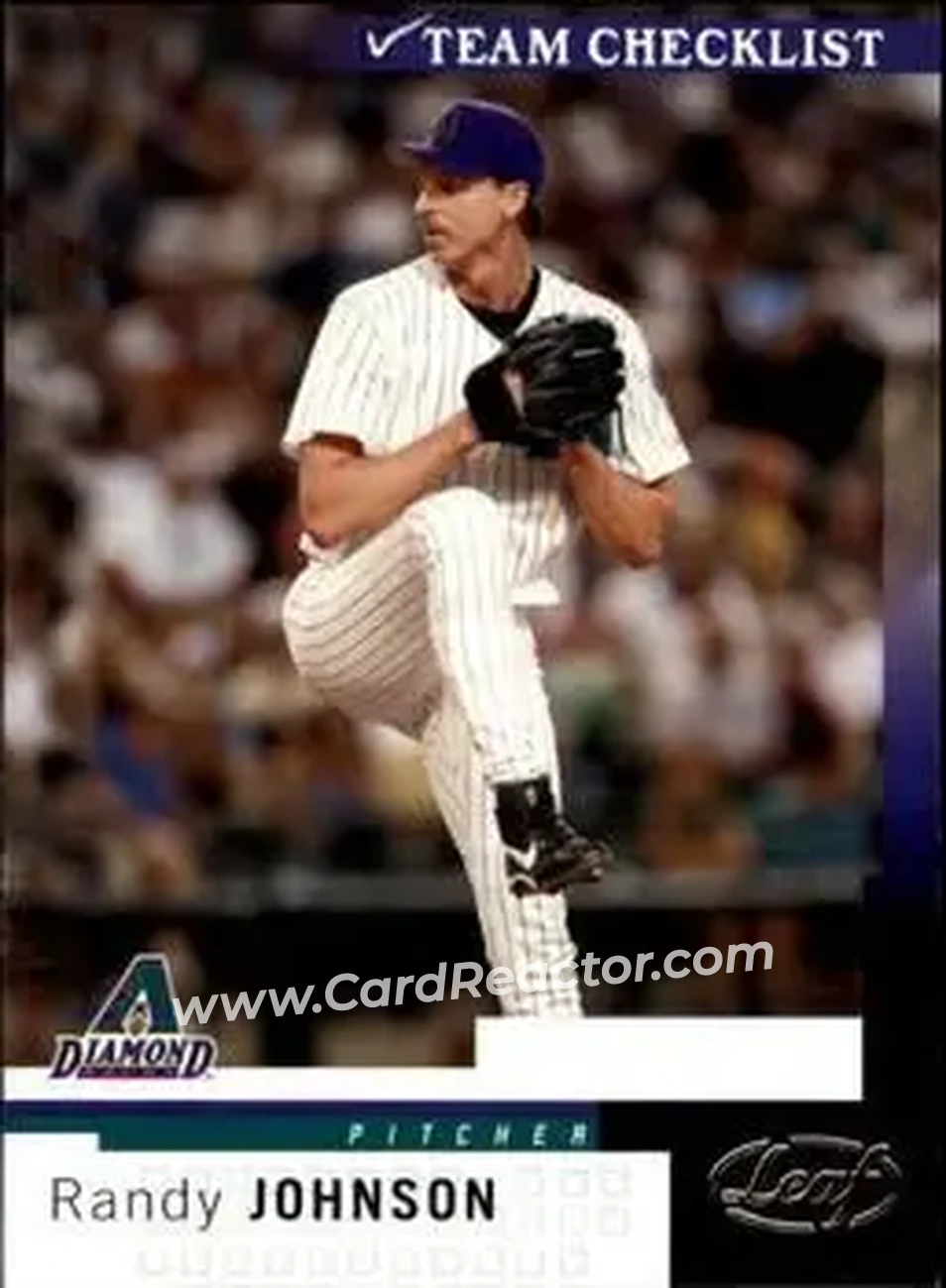 2004 Leaf #286 - Randy Johnson - Arizona Diamondbacks - Front