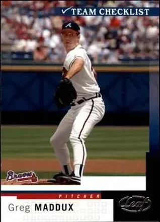 2004 Leaf #287 - Greg Maddux - Atlanta Braves