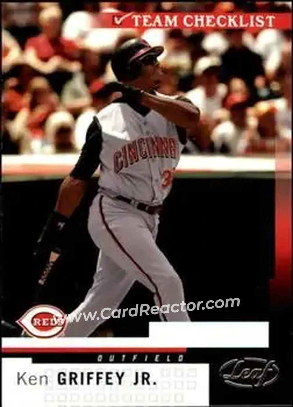 2004 Leaf #289 - Ken Griffey Jr. - Cincinnati Reds - Front