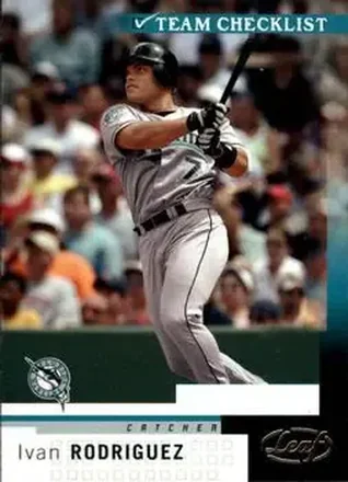2004 Leaf #291 - Ivan Rodriguez - Florida Marlins