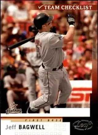 2004 Leaf #292 - Jeff Bagwell - Houston Astros
