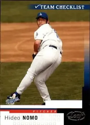 2004 Leaf #293 - Hideo Nomo - Los Angeles Dodgers