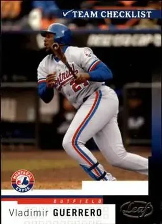 2004 Leaf #295 - Vladimir Guerrero - Montreal Expos