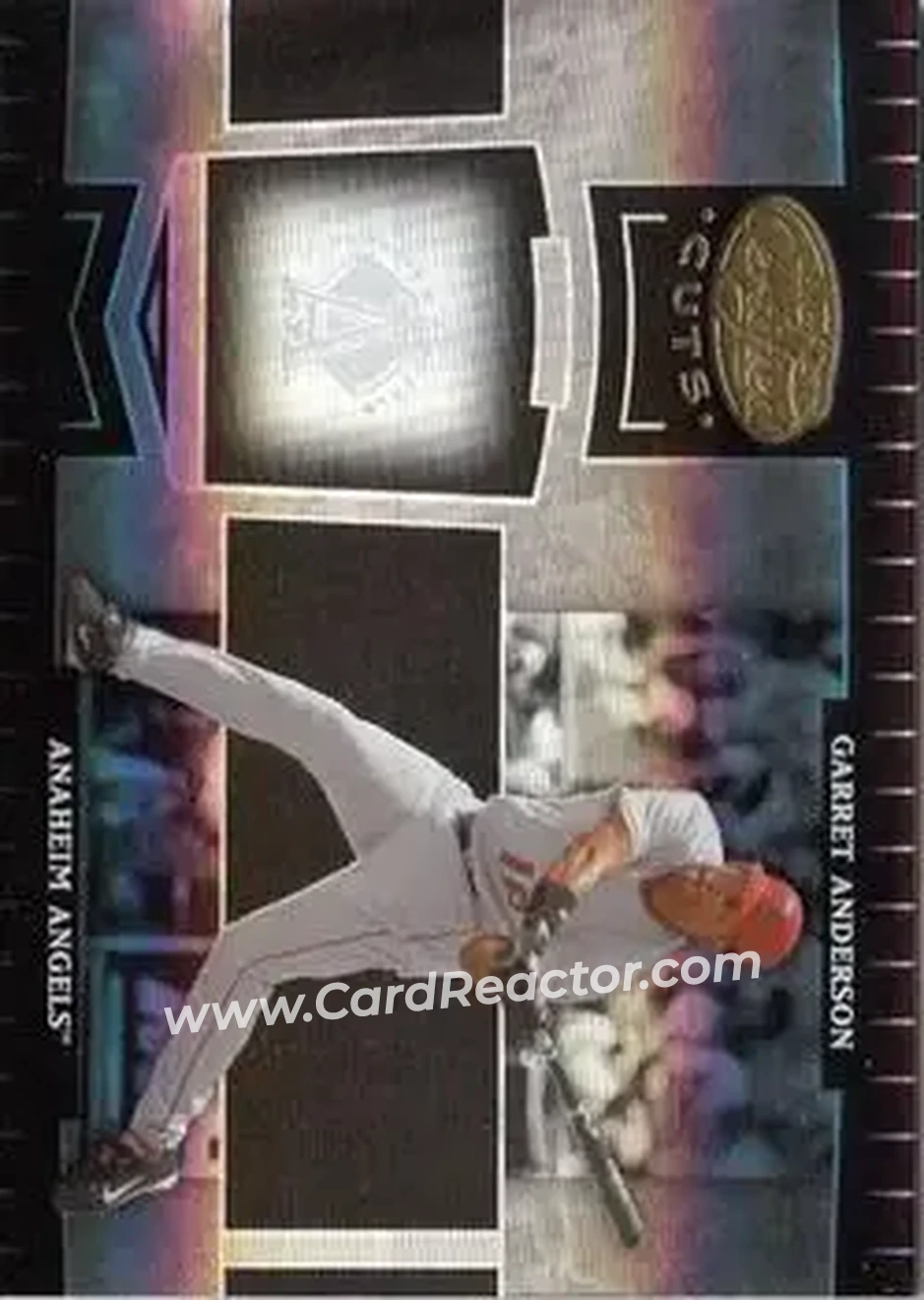 2004 Leaf Certified Cuts #2 - Garret Anderson - Anaheim Angels - Front